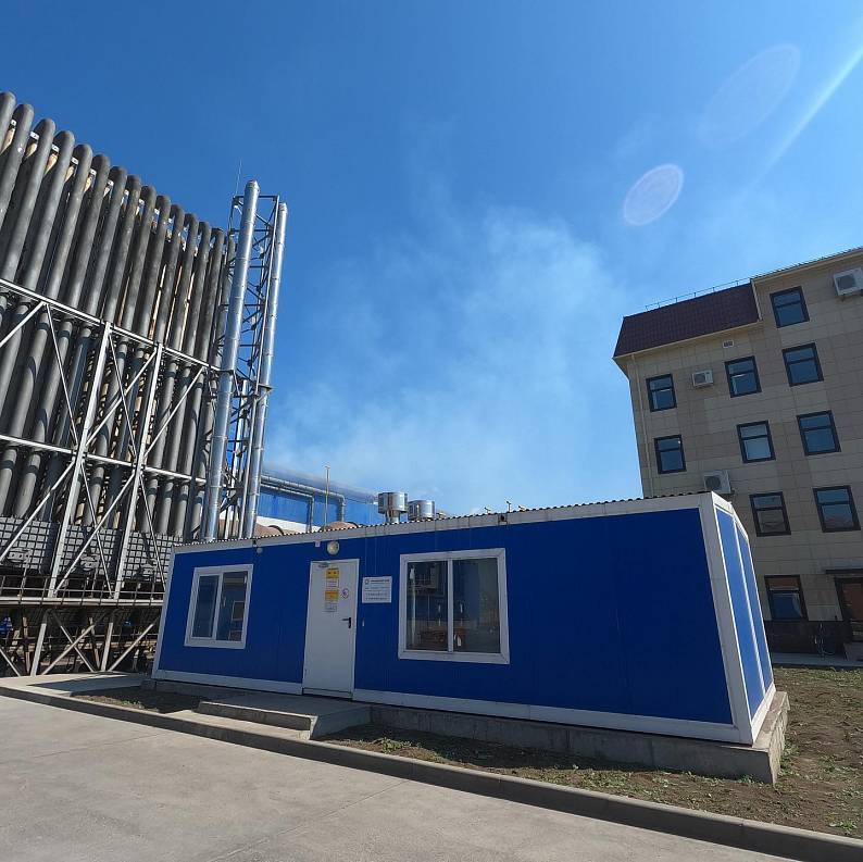 Абинский металлургический завод: водогрейная котельная для обеспечения теплоснабжением административных зданий
